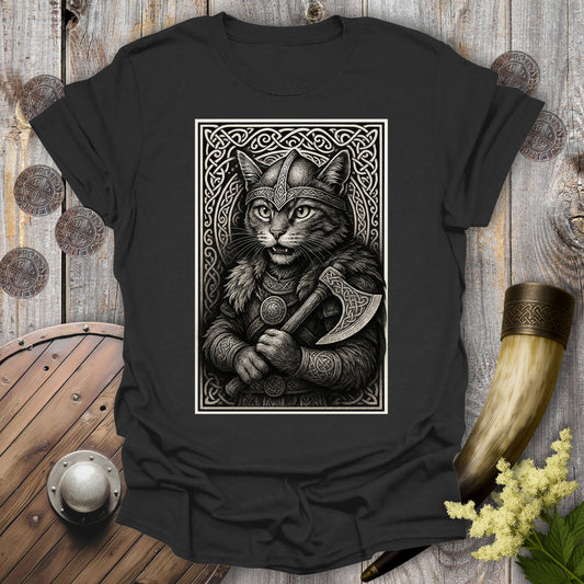 Viking Berserker Cat T-Shirt