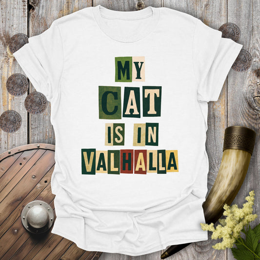 My Cat Is In Valhalla – Viking Cat Memorial Tribute T-Shirt