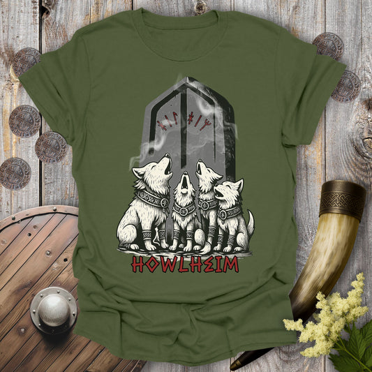Howlheim Viking Dogs Norse Mythology T-Shirt