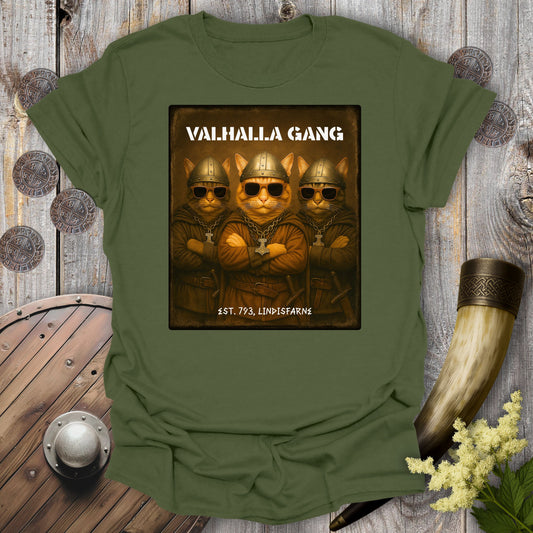 Valhalla Gang Viking Cat T-Shirt