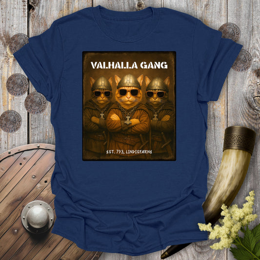Valhalla Gang Viking Cat T-Shirt