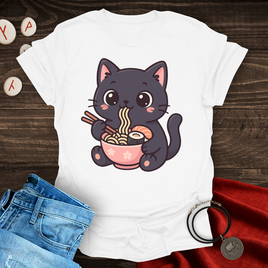 Noodle Cat Kawaii Style T-shirt